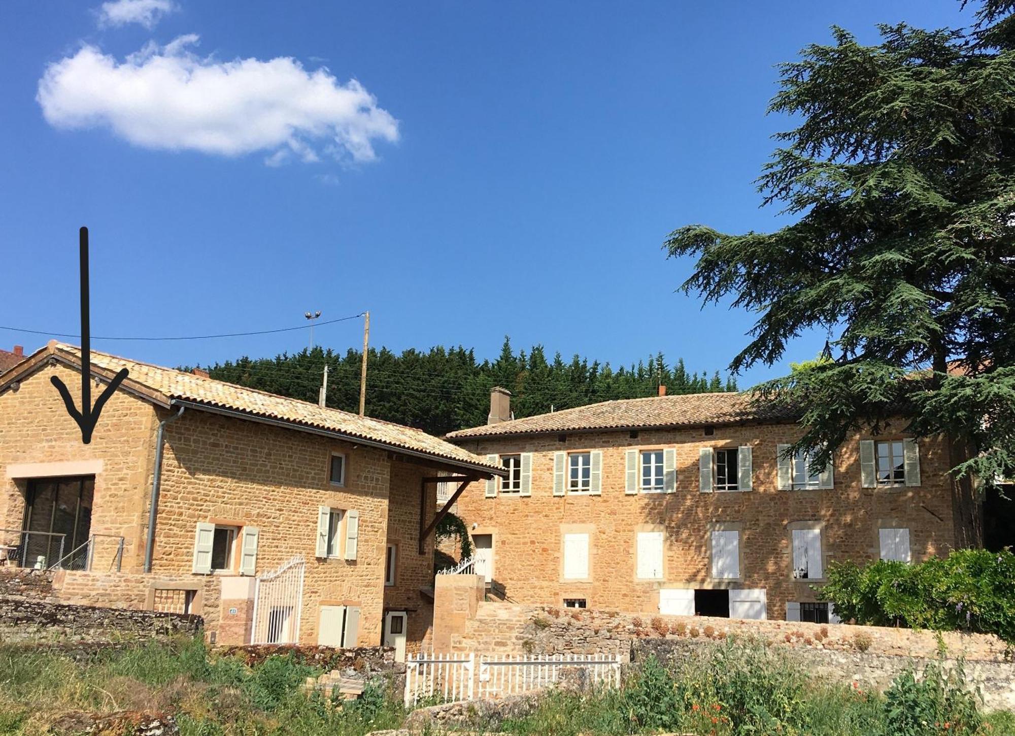 Appartement Contemporain Dans Une Authentique Demeure Viticole Charnay-les-Macon Exterior foto